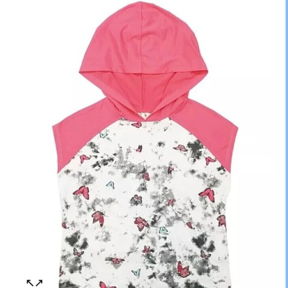 BELLE DU JOUR
Big Girls Sleeveless Hooded Boxy Top x large